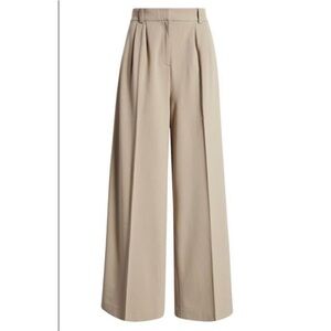 Open Edit Tan Wide-Leg Women's Pants
